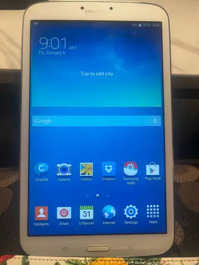 Samsung tablet, View more