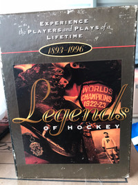 Legends of hockey VHS set