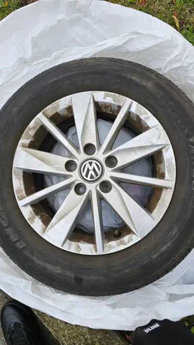 Were used on a VW for around 4-5 winters. VW was a total loss during a summer accident, so we need t...