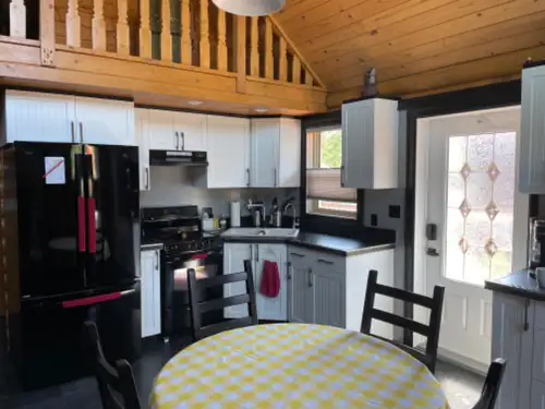Free standing log cabin condo located in the Hamlet of Good Spirit Acres. The condo is located withi...
