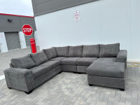 Free Delivery/ Leons Ushape Sectional couch Sofa Lshape