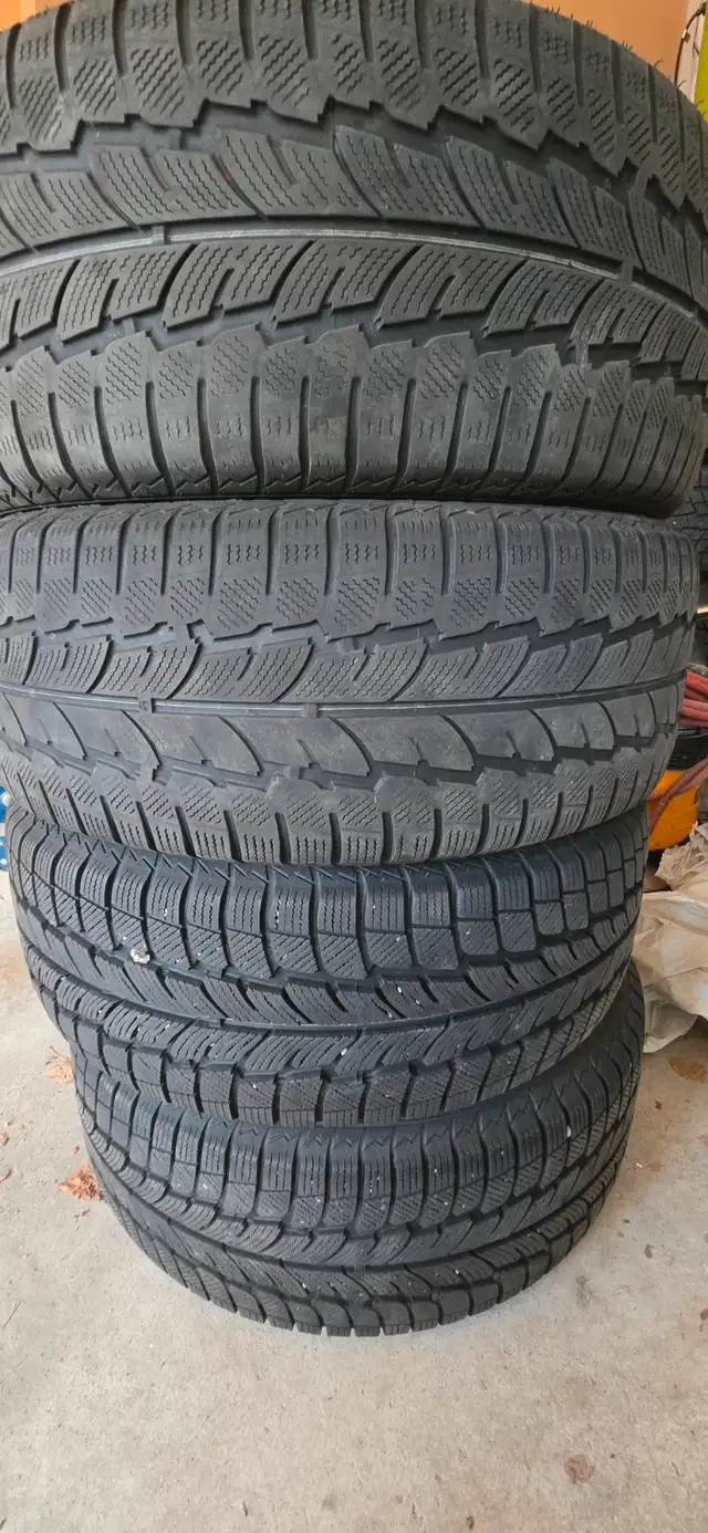 used winter tires on steel rims in Tires & Rims in Mississauga / Peel Region - Image 2