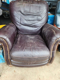 FREE Leather chair, couch and recliner 