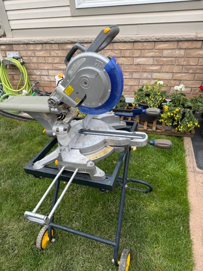 Sliding Compound Mitre Saw on a Stand, View more