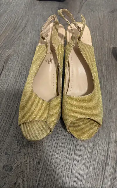 Gold Sparkle Heels, View more
