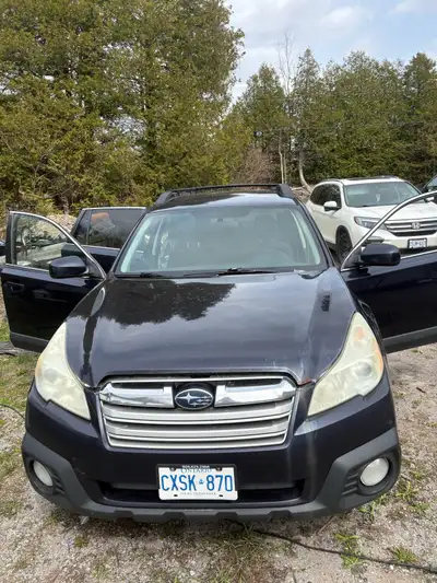 2013 Subaru out back runs drives need some work brakes all around check engine light on ! For the go...