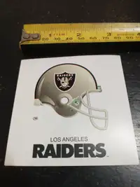1992 NFL Los Angeles Raiders sticker