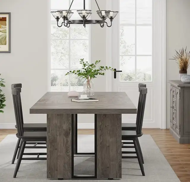 Baron Rectangular 70.9" Dining Table in Dining Tables & Sets in City of Toronto - Image 8