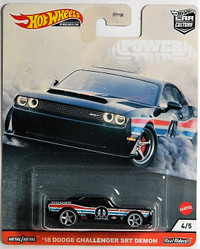 Hot Wheels Premium 1/64 '18 Dodge Challenger SRT Demon Diecast