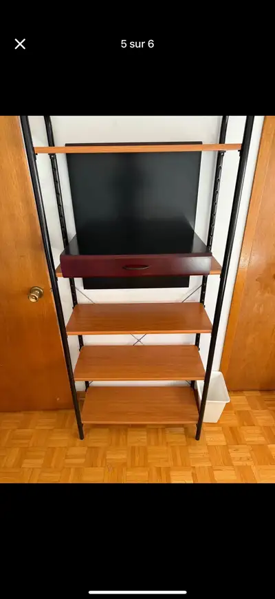 Bibliothèque à 5 étagères, View more