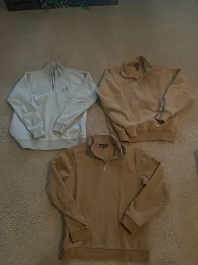 Men's Quarter Zip Sweaters, View more