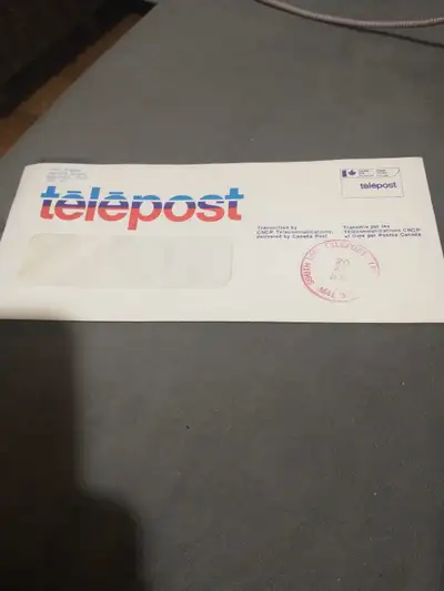 1978 Canada Post Telepost envelope, View more