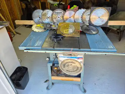 Contractor model 10 includes 14 plus blades of different cuts and functions, most all carbide tips,...