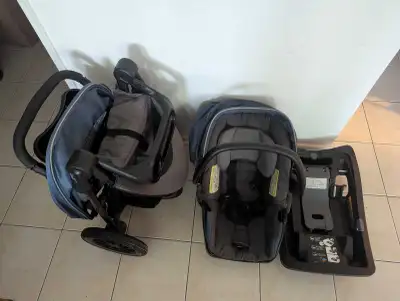 Evenflo jogger travel system with car seat and base, View more
