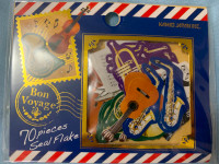 Sticker Flakes Sack Bon Voyage Kamio Japan Scrapbook "Orchestra"