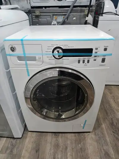 WOW!! GE 24" White Front-Load Stackable Washer / Washing Machine, View more