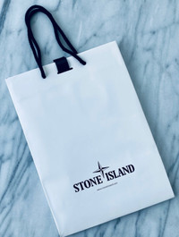 Stone Island paper shopping bag gift