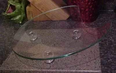 UNIQUE SHAPE GLASS PLATE, View more