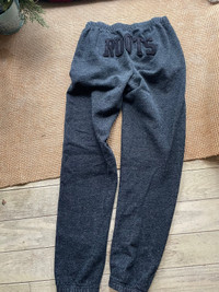 Roots track pant charcoal grey size small