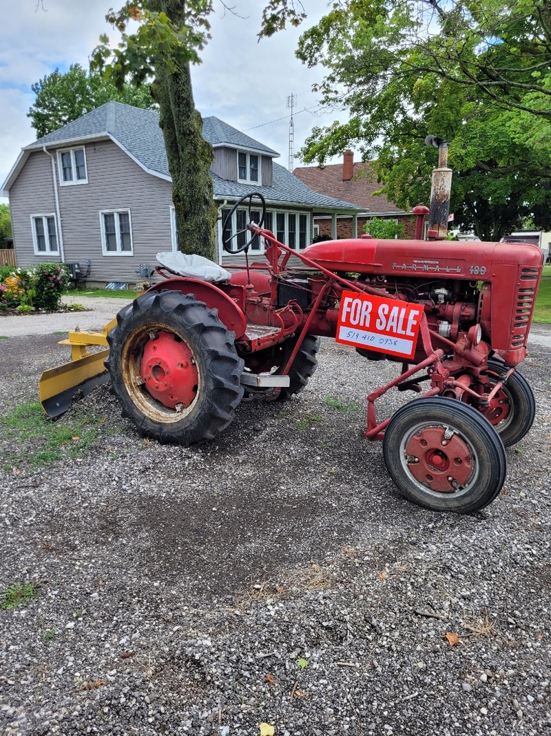 100 FARMALL TRACTOR AND BLADE Farming Equipment Norfolk County Kijiji