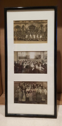 Vintage photos in nice frame