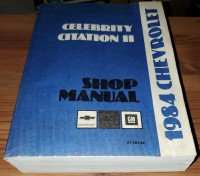 1984 CELEBRITY CITATION Shop Manual