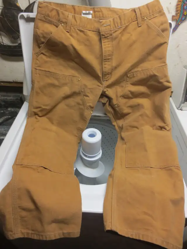 USA Carhartt Pants Men's 40x30 Canvas Workwear RN 14806 lot of 2 in Men's in Timmins - Image 7
