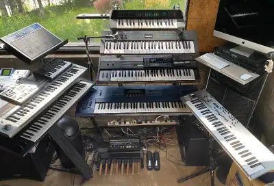 Digital Piano, Keyboards, Synthesizers & Accessories Lot Sale, View more