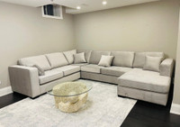 CUSTOM CANADIAN MADE SECTIONAL SOFA SET FOR SALE  BRAND NEW