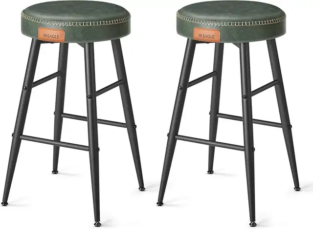 Counter Height Bar Stools, Kitchen Counter Stools, Mid-Century M in Chairs & Recliners in Markham / York Region - Image 3