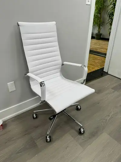 White Office Swivel Chair $180 OBO, View more