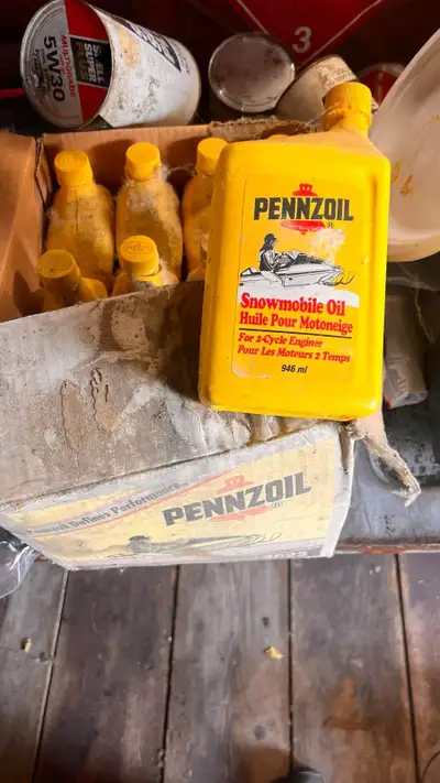 Looking to sell or trade these snowmobile cans and bottles
