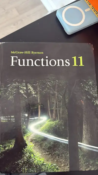 GRADE 11 FUNCTIONS TEXTBOOK (McGraw-Hill Ryerson) , View more