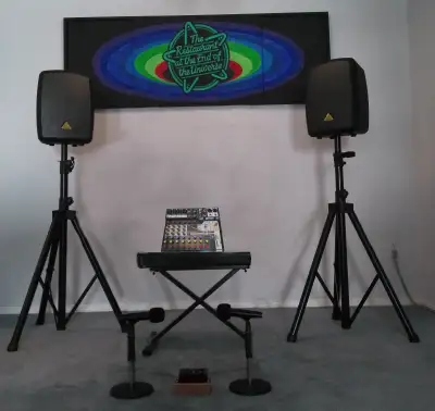 Portable PA Set Up 2 - Behringer Europort MPA40BT Battery Powered Speakers (Bluetooth Enabled, Feb 2...