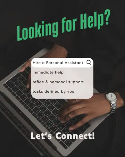 Need Help Managing Your Day? Let a Personal Assistant take the stress out of your daily tasks! Wheth...