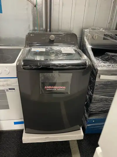 NEW 27” LG Top Load Washer With Agitator (4.8 Cu.Ft) Turbo Drum, View more