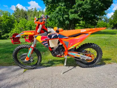 For sale is a 2023 KTM 350 XCF Factory Edition in Excellent condition with ownership. It has 72.5 ho...