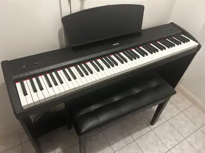 ARIA weighted 88-key digital piano with CHAIRS, View more