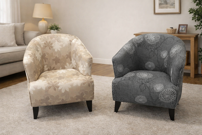 Accent Chairs: Beige & Gray, View more