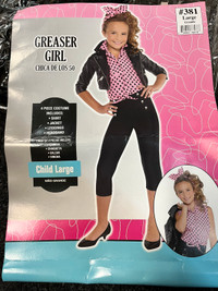 Costume d’Halloween Greaser Girl 