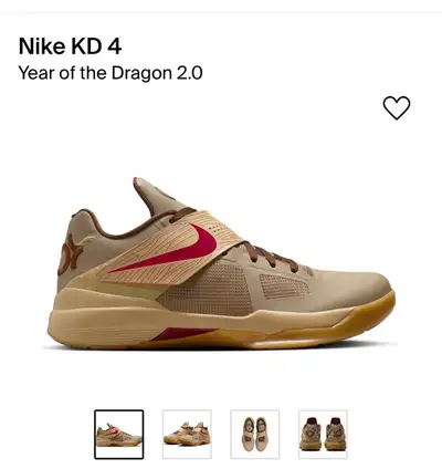** Nike KD 4 Year of the Dragon 2.0 size 9.5 **, View more