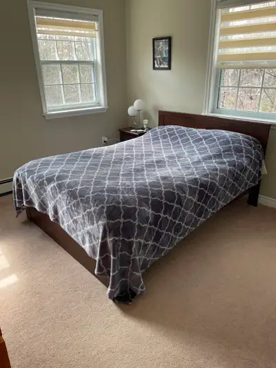 Full Bed, Mattress, & side table, View more