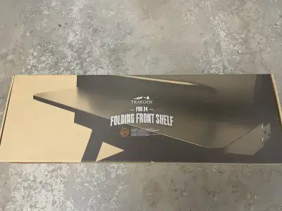 Traeger folding shelf Brand new Fits Pro 34, Texas Elite 34, Eastwood 34, and Century 34 grills. $60...