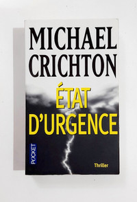 Roman - Michael Crichton  - ÉTAT D'URGENCE - Livre de poche