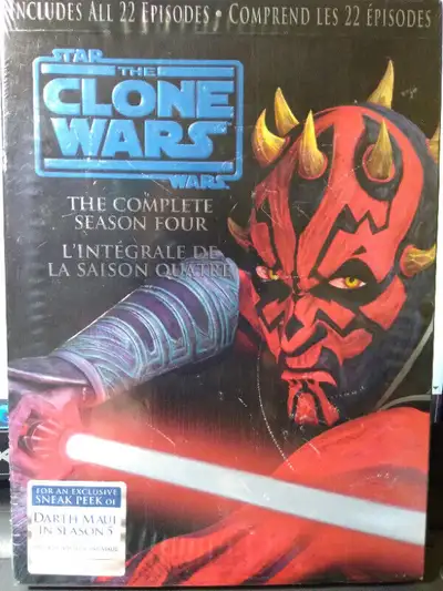 The Clone Wars DVD Complete Season four Set of 5, View more