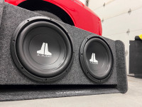 JL audio woofer and Amp