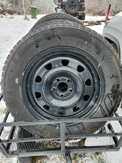 I have a set of none studable snow tires on rims from a 2015 Jeep Cherokee, I bought them brand new...