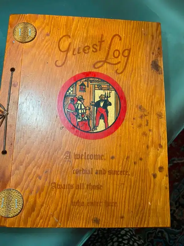 Antiques Collection Wood Guest Log Frame in Arts & Collectibles in Vancouver - Image 2