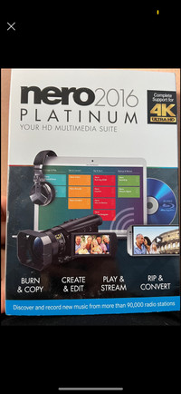 Nero 2016 Platinum [Old Version]Brand new in box. Sealed 