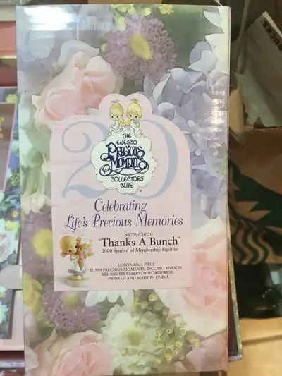 Precious Moments Figure & Collectible Box & Stationary Set, View more